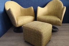 kuipfauteuils met hocker